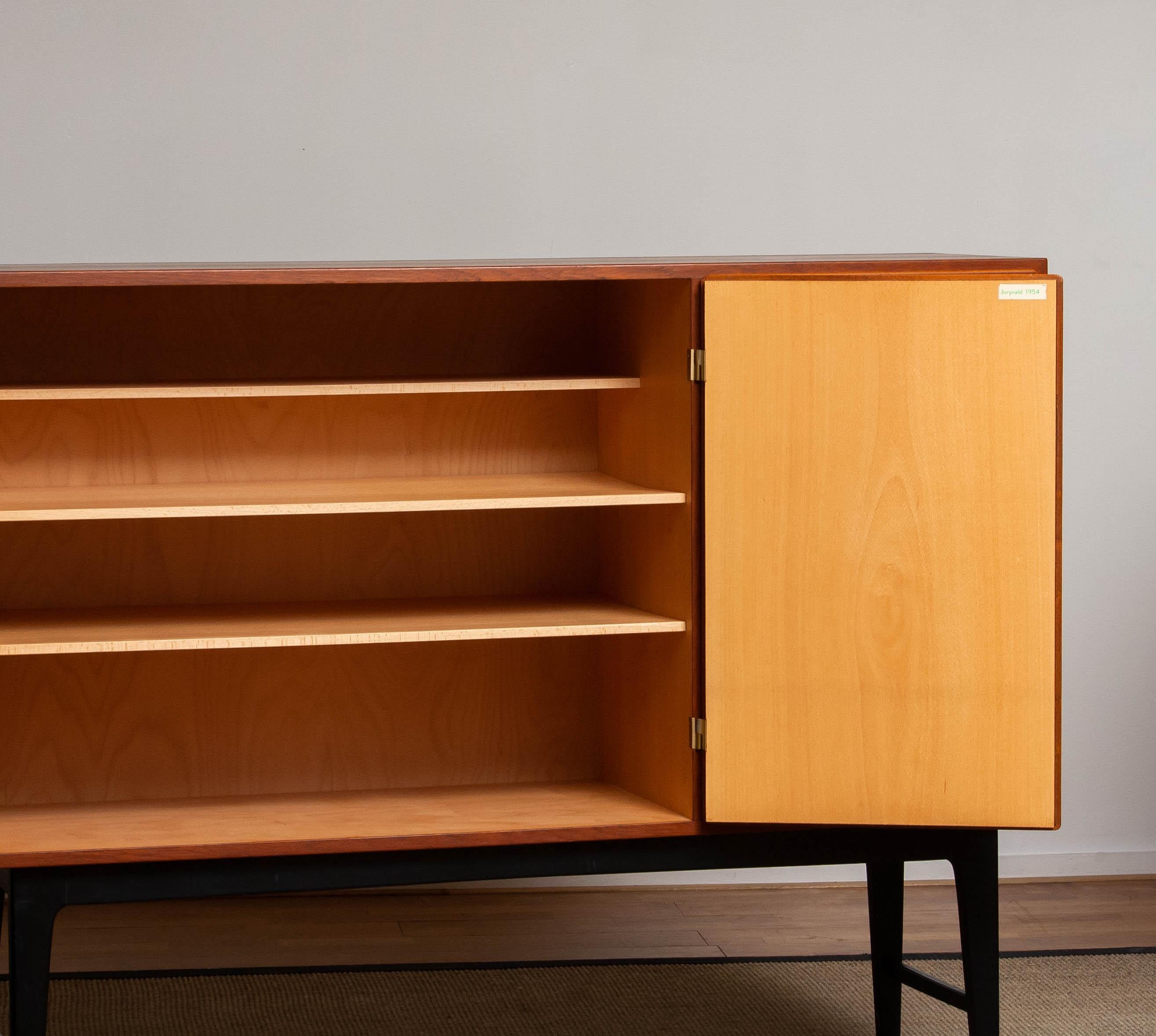 1950s   Buffet in teak, Credenze di  Carl Löfving & Söner, Svezia in vendita 1