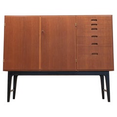 Armoire en teck des années 1950 "Mässan" par Kurt Karlsson pour August Löfvings Möbelfabrik
