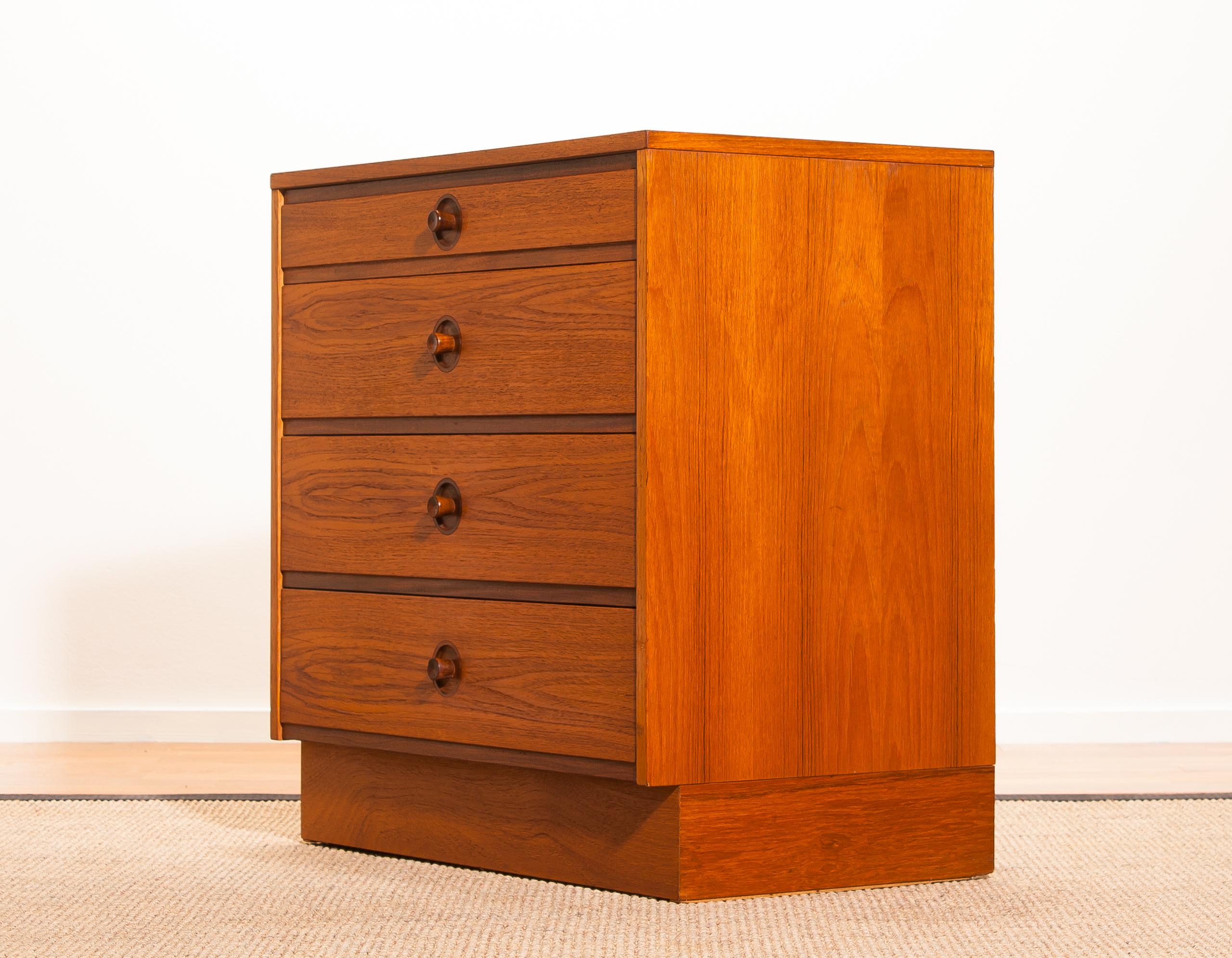 1950s, Teak Chest of Drawers by Børge Mogensen In Excellent Condition In Silvolde, Gelderland