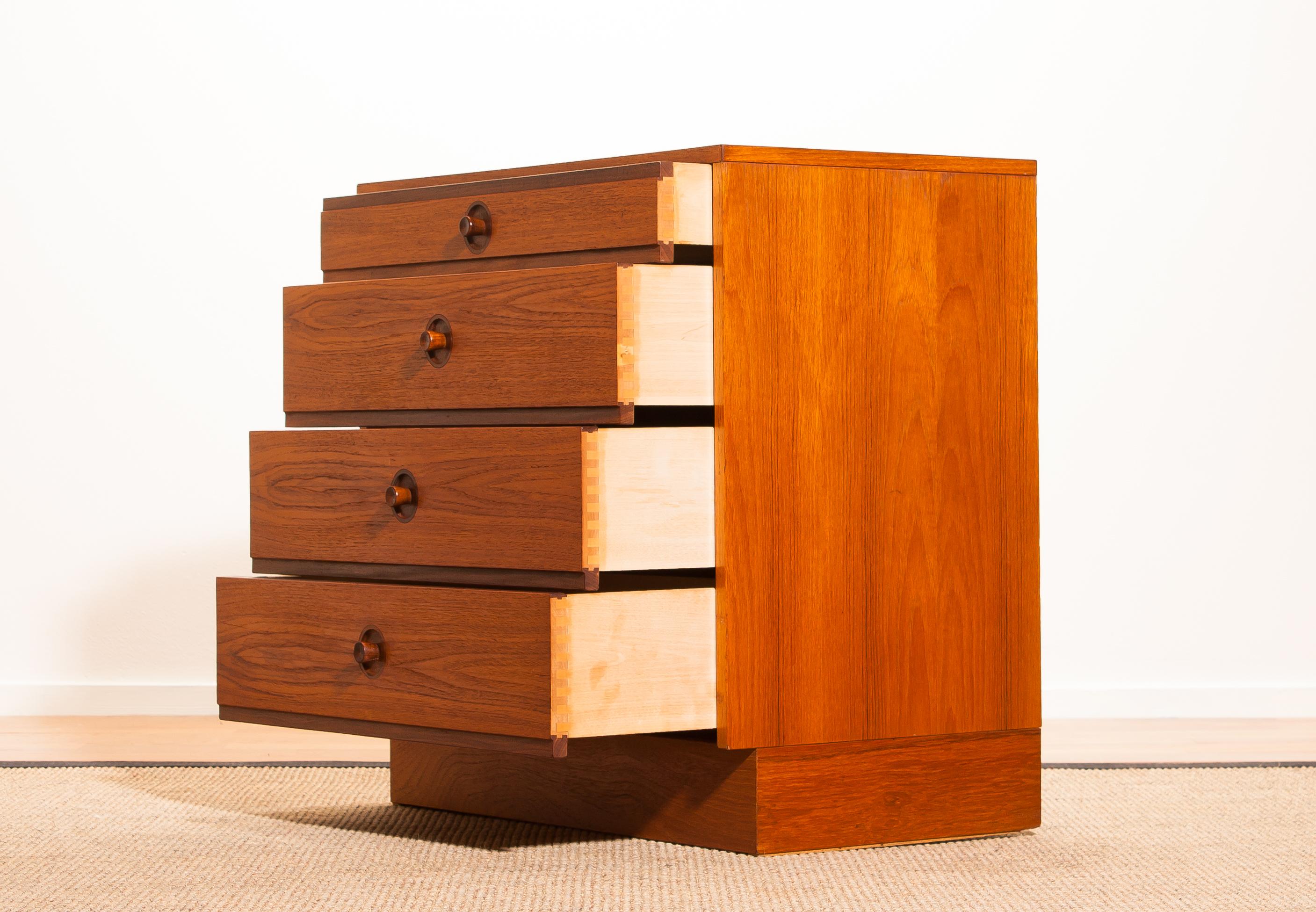 Mid-20th Century 1950s, Teak Chest of Drawers by Børge Mogensen