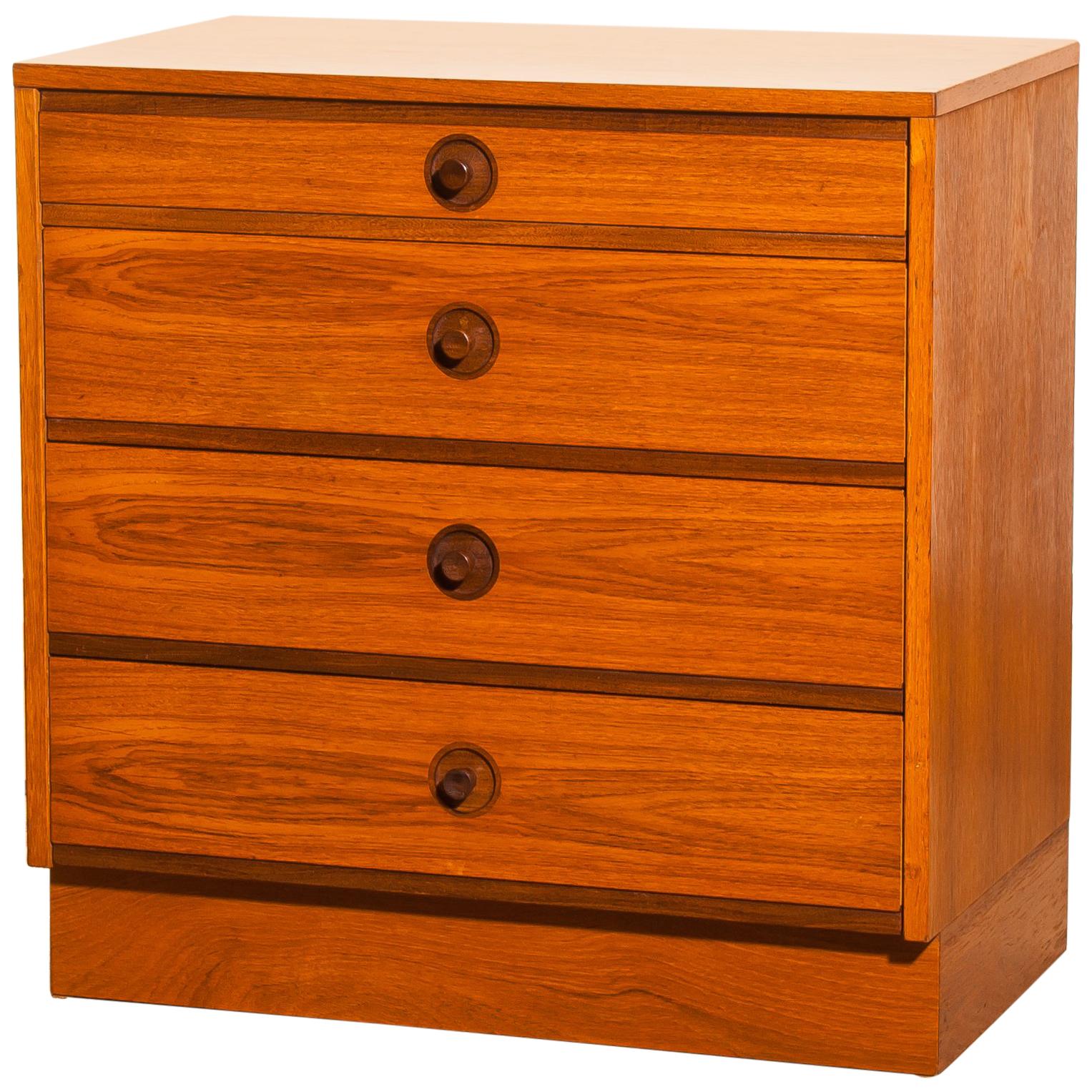 1950s, Teak Chest of Drawers by Børge Mogensen