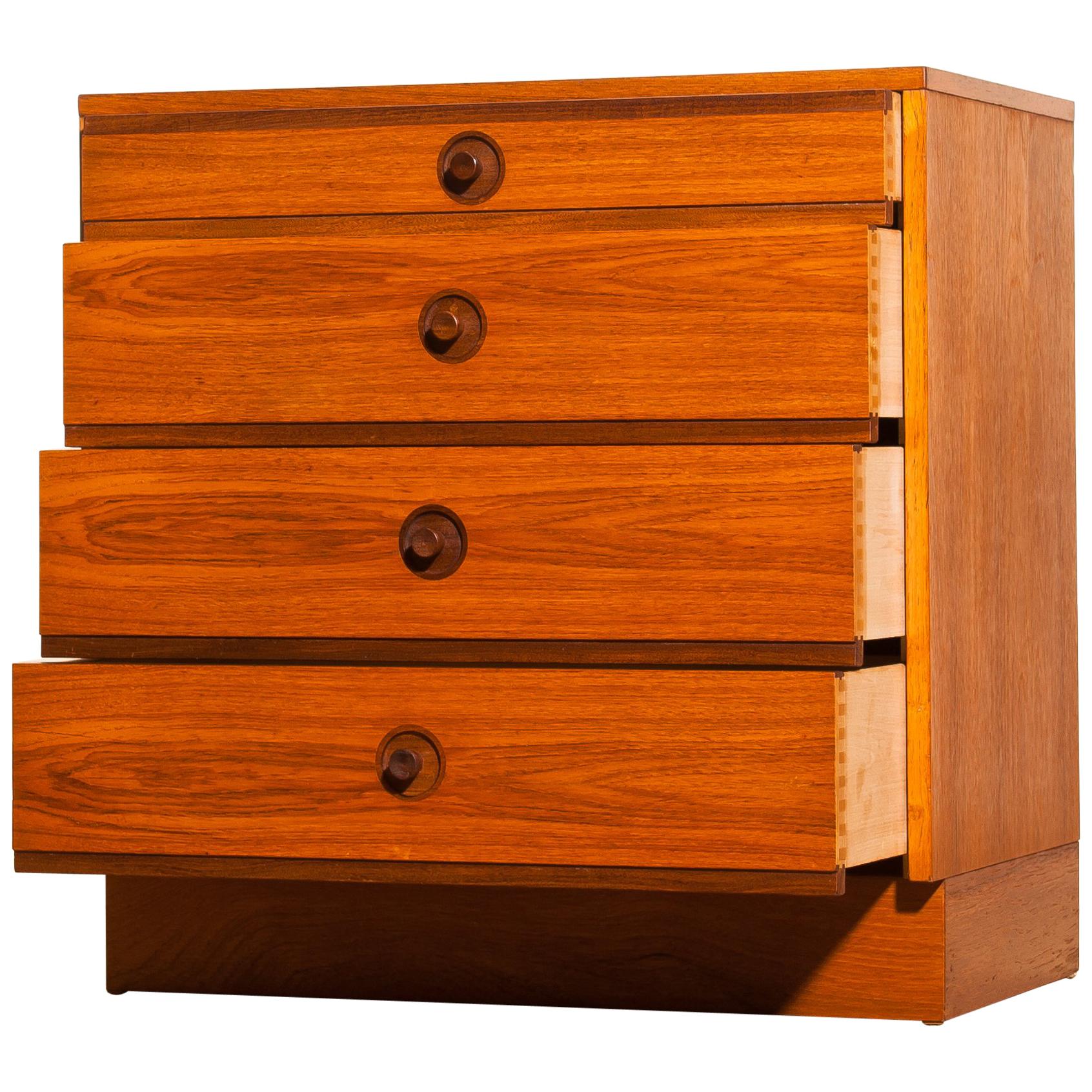 1950s, Teak Chest of Drawers by Børge Mogensen