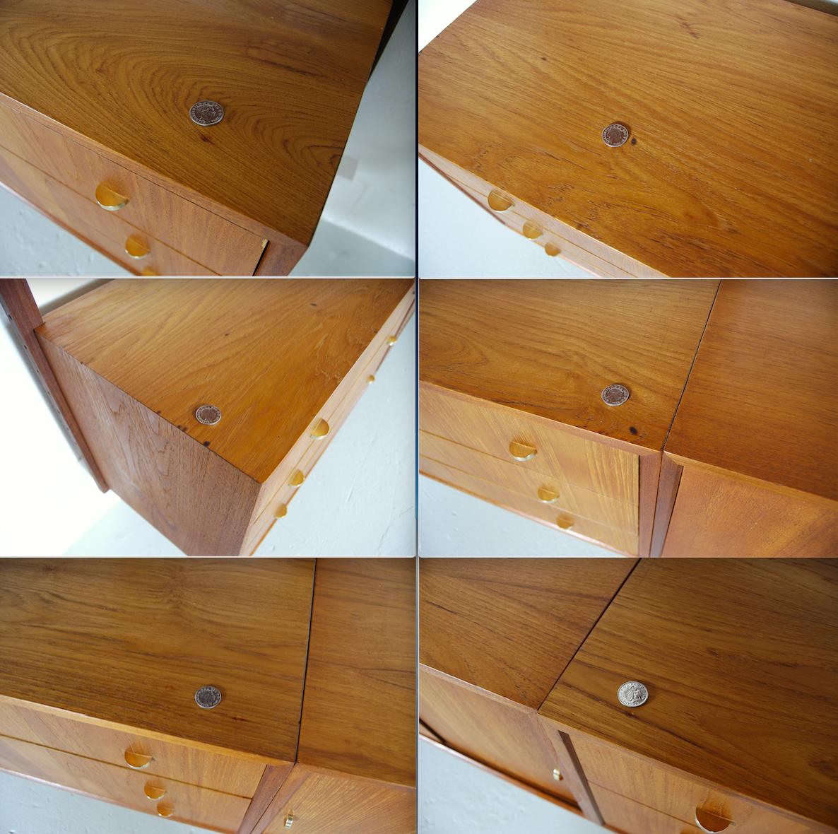 1950s Teak Danish Royal Modular Shelving System Wall Unit by Poul Cadovius 11