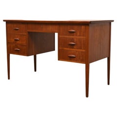 1950's teak desk by Niels Christensen Jun