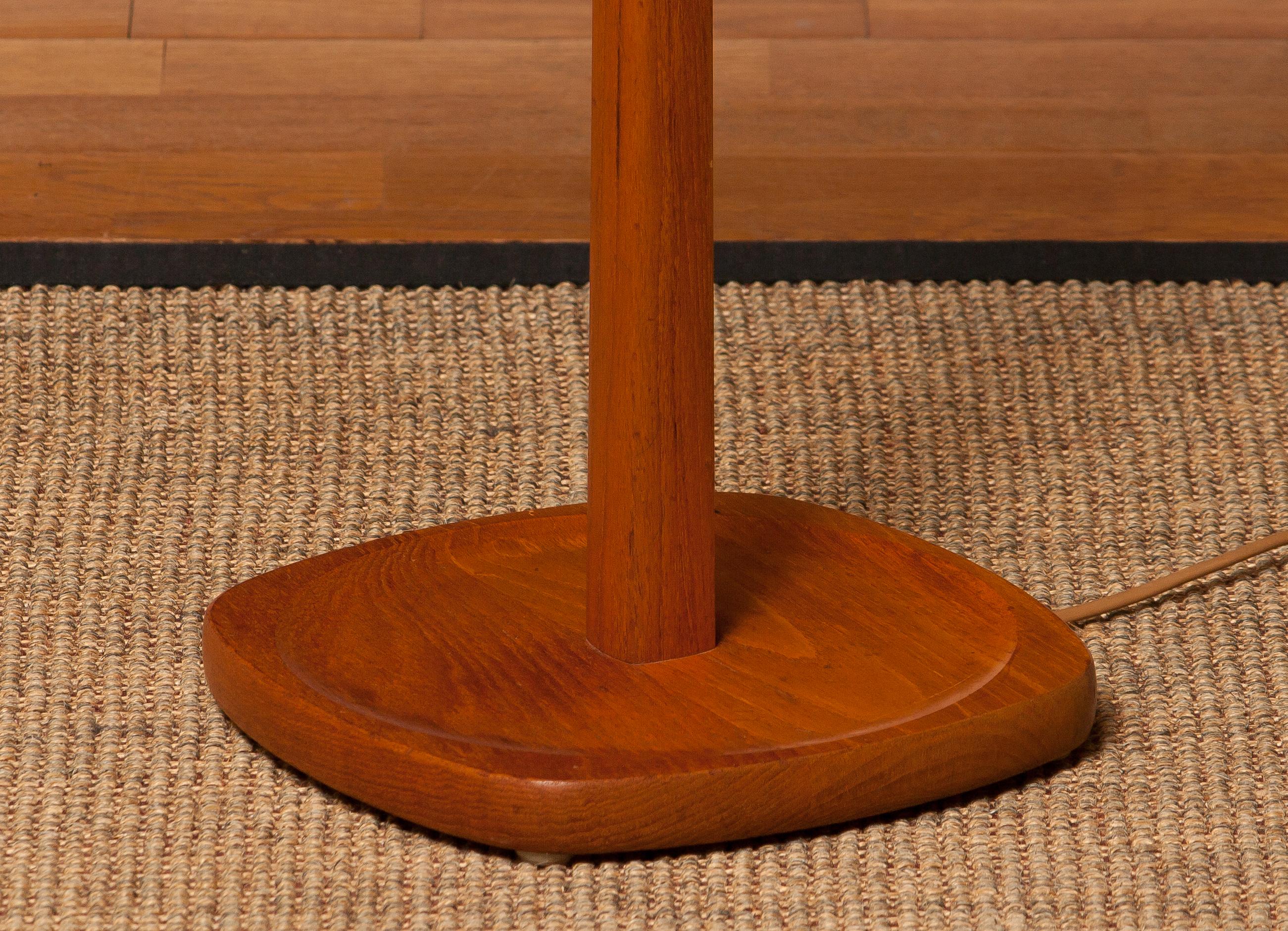 Mid-20th Century 1950s, Teak Floor Lamp by Stilarmatur, Sweden