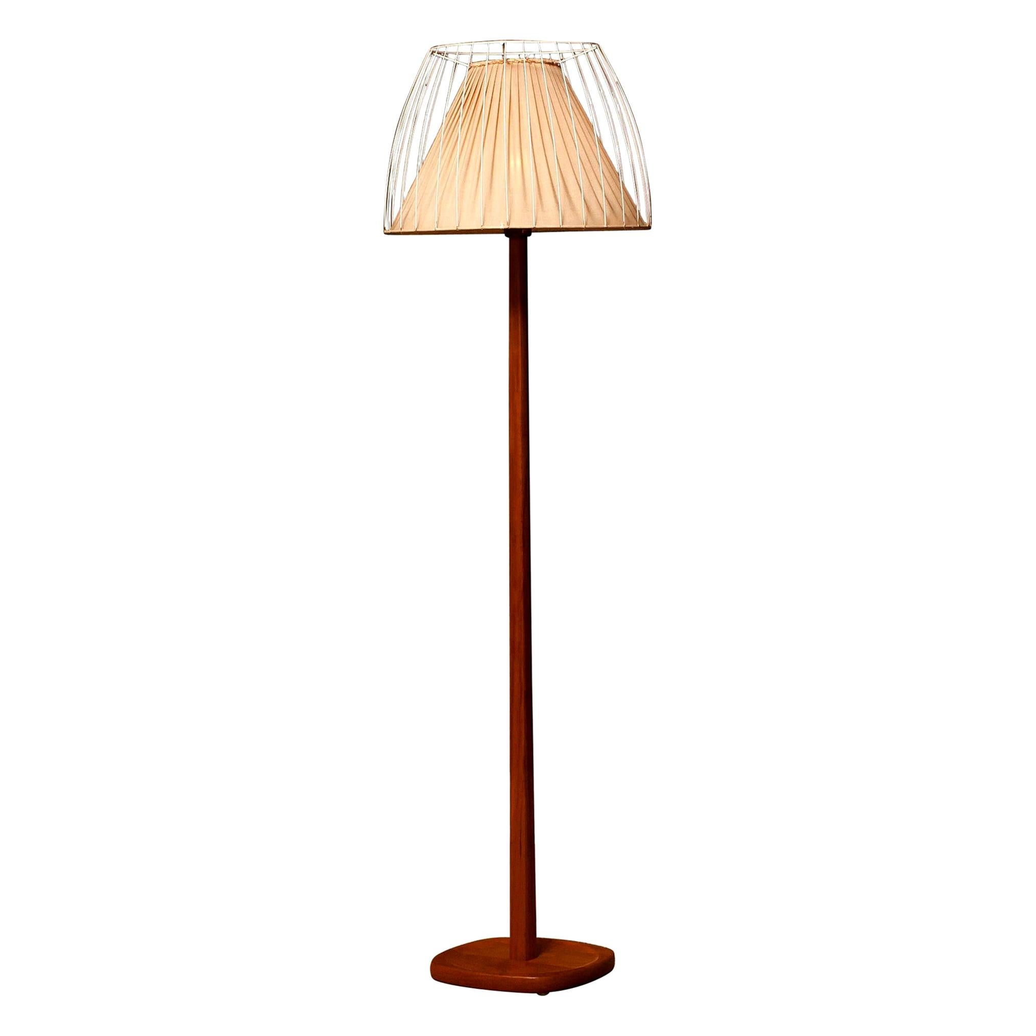 1950s, Teak Floor Lamp by Stilarmatur, Sweden