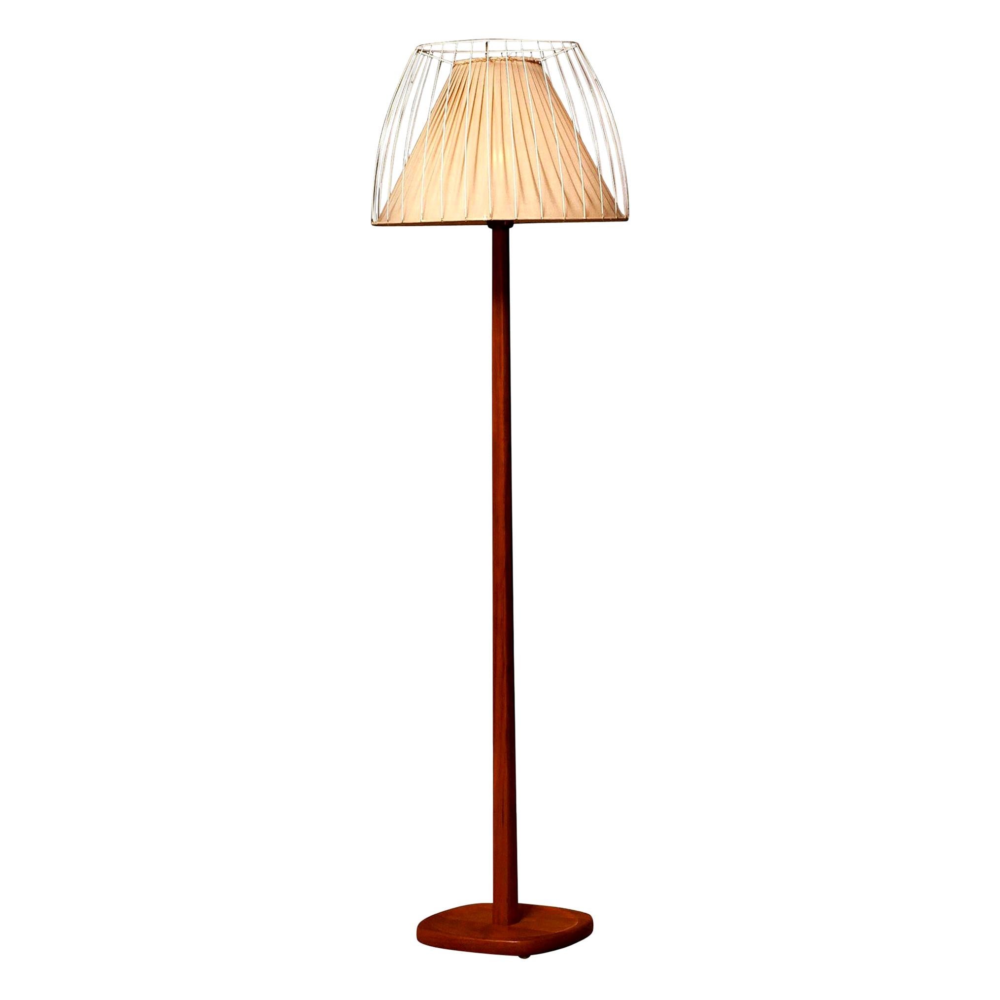 1950s, Teak Floor Lamp by Stilarmatur, Sweden