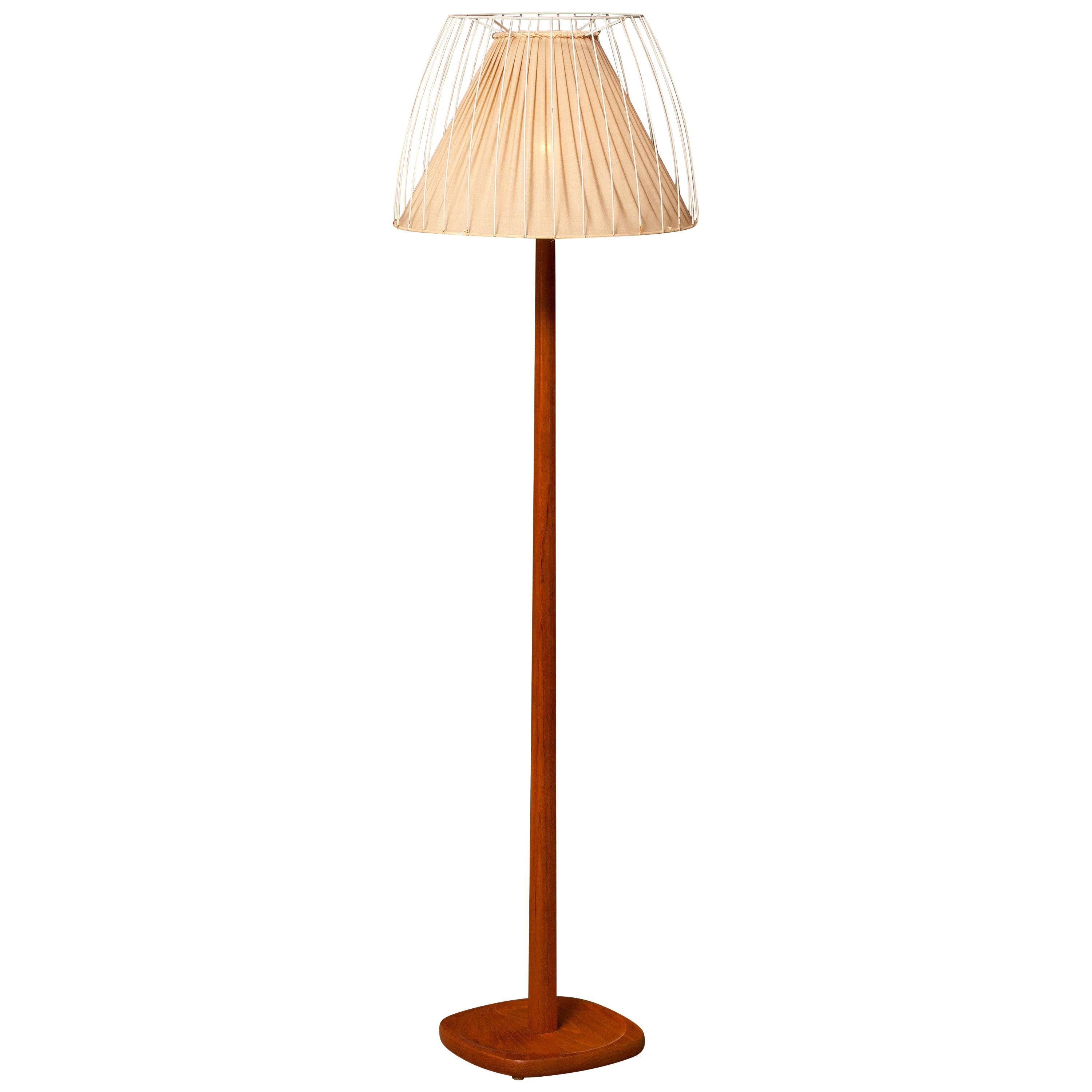 1950s, Teak Floor Lamp by Stilarmatur, Sweden