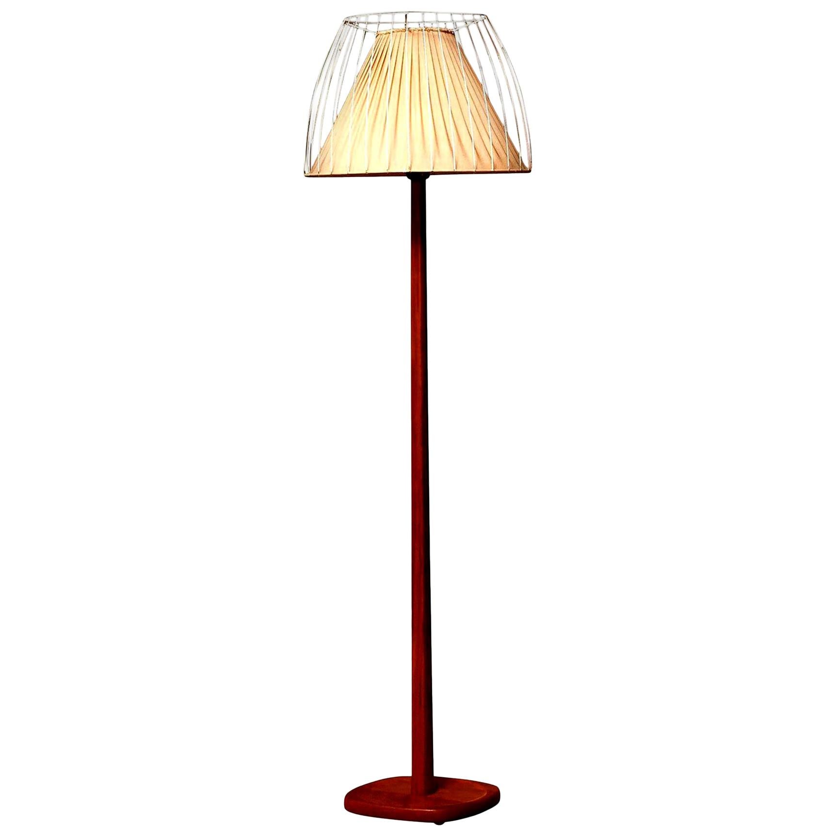 1950s, Teak Floor Lamp by Stilarmatur, Sweden