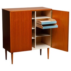1950s Teak High Boy / Buffet Cabinet , Sweden