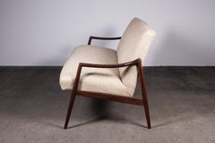 Mid-Century Modern Teak Loveseat Sofa by Wilkhahn, 1950s