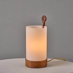 1950s Teak & Perspex Wall or Table Lamp by Uno and Östen Kristiansson for Luxus