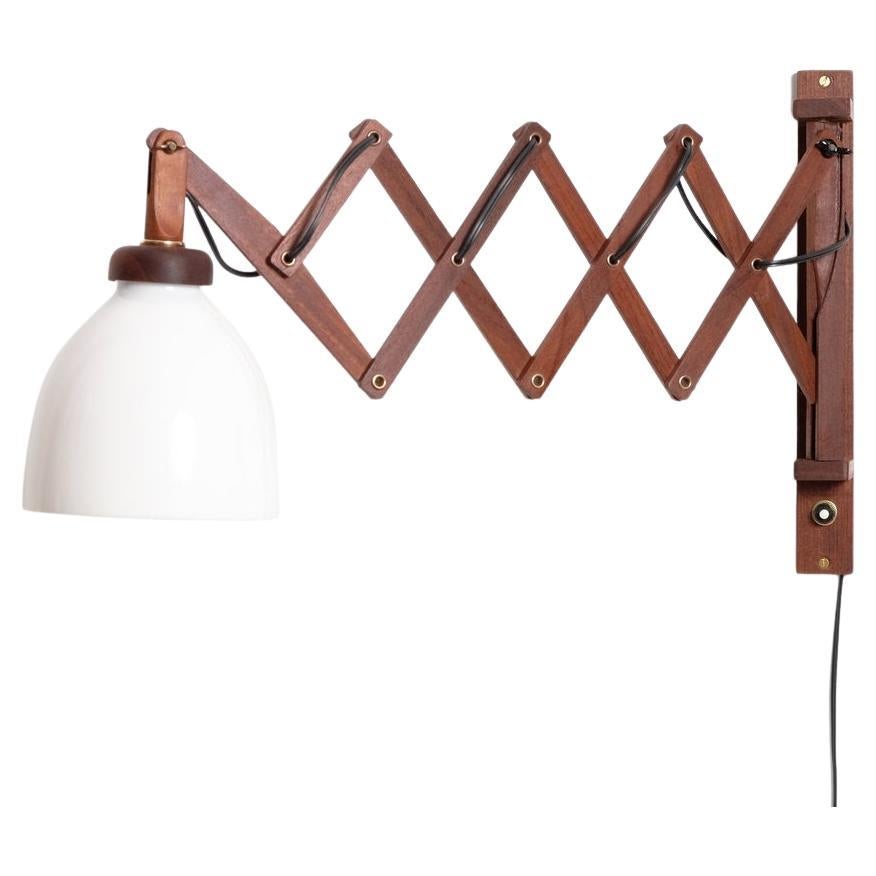 Hardy Scissor Lamp with Parallax Mirrored Shade at 1stDibs hardy lamp
