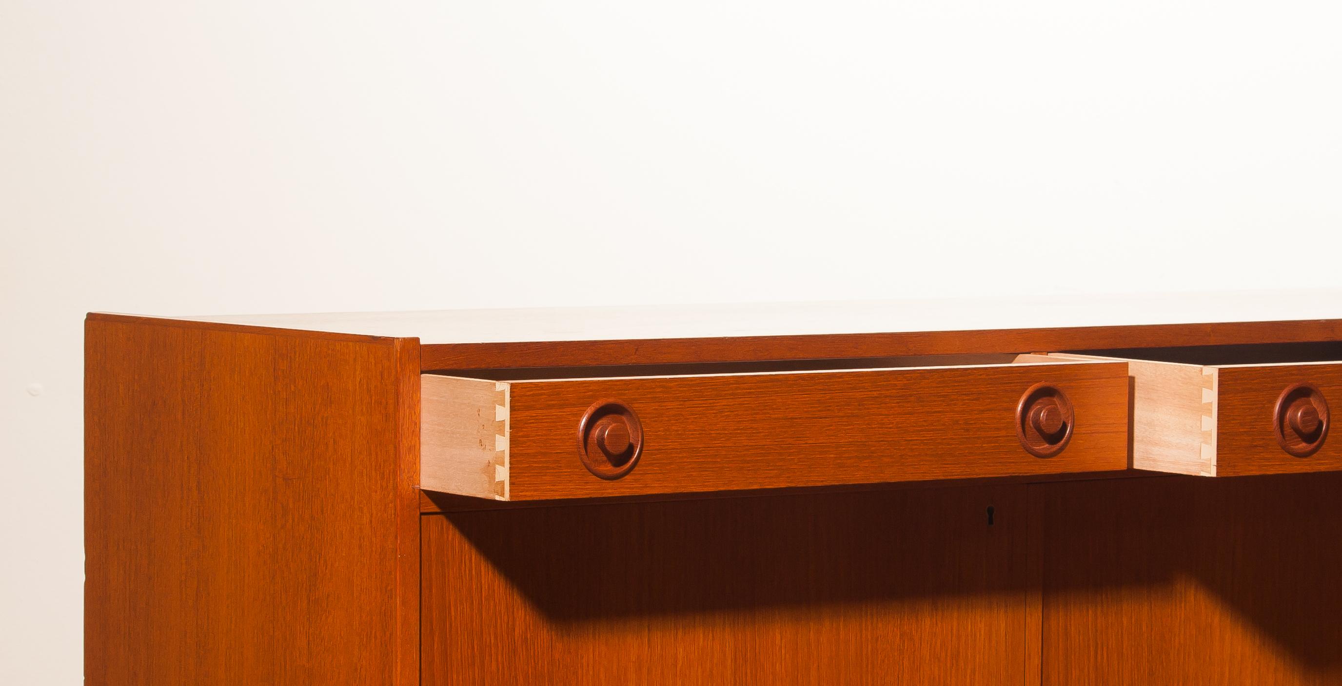 Mid-20th Century 1950s, Teak Sideboard by Brexo Möbler, Sweden