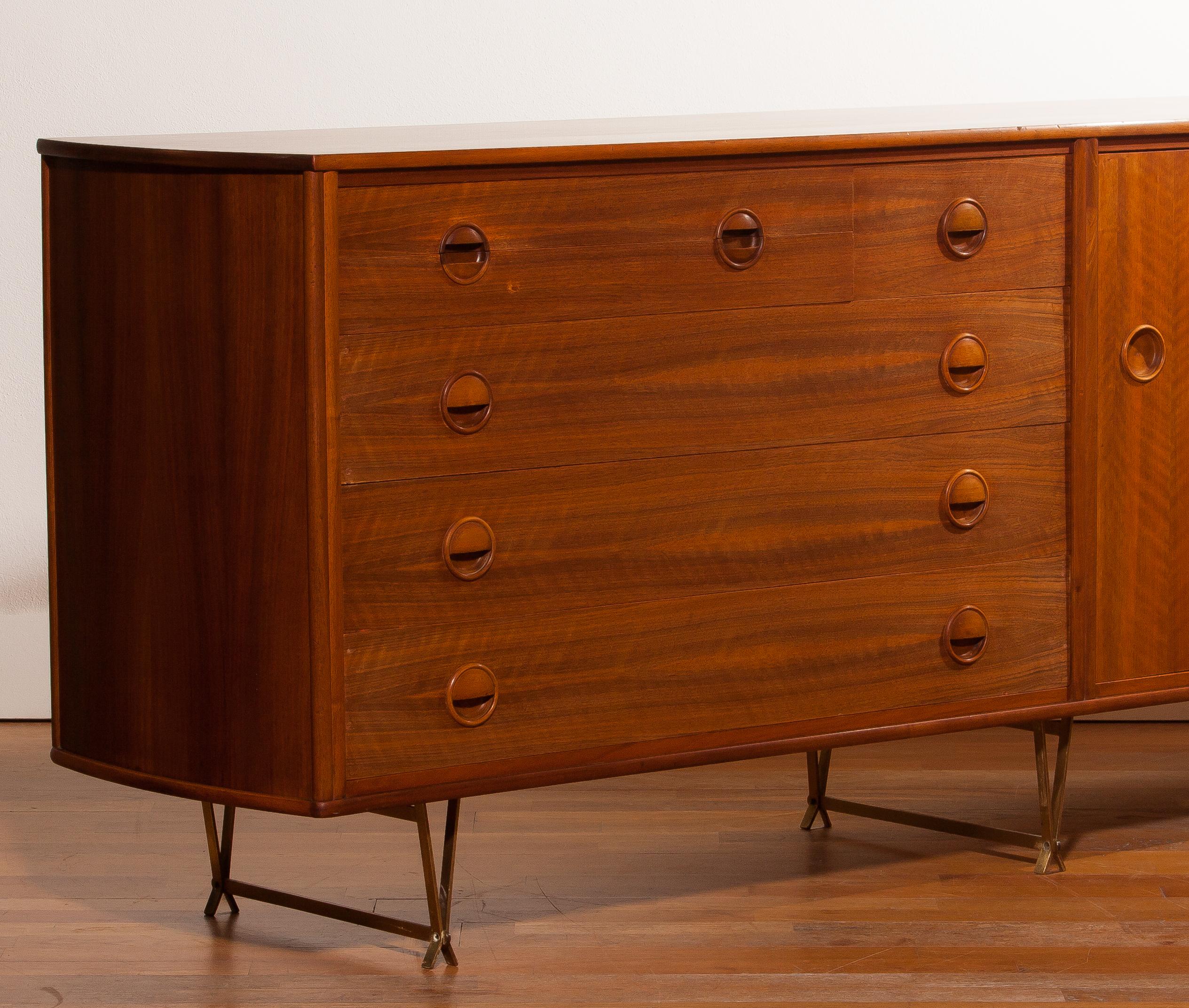1950s, Teak Sideboard by William Watting for Fristho In Excellent Condition In Silvolde, Gelderland