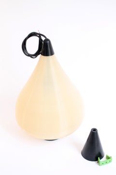 1950s Teardrop-Shaped rare Rotaflex ceiling lamp by Yasha Heifetz. Near mint!