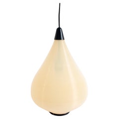 1950s Teardrop-Shaped rare Rotaflex ceiling lamp by Yasha Heifetz. Near mint!