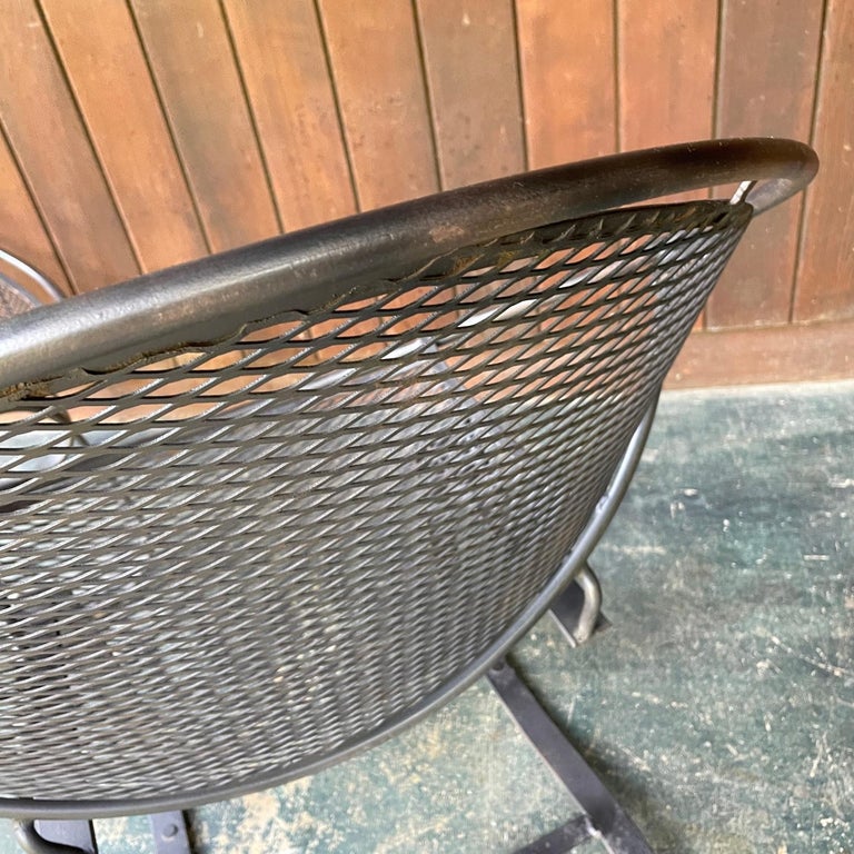 1950s Tempestini Salterini Cantilever Patio Rocking Radar Lounge Chairs