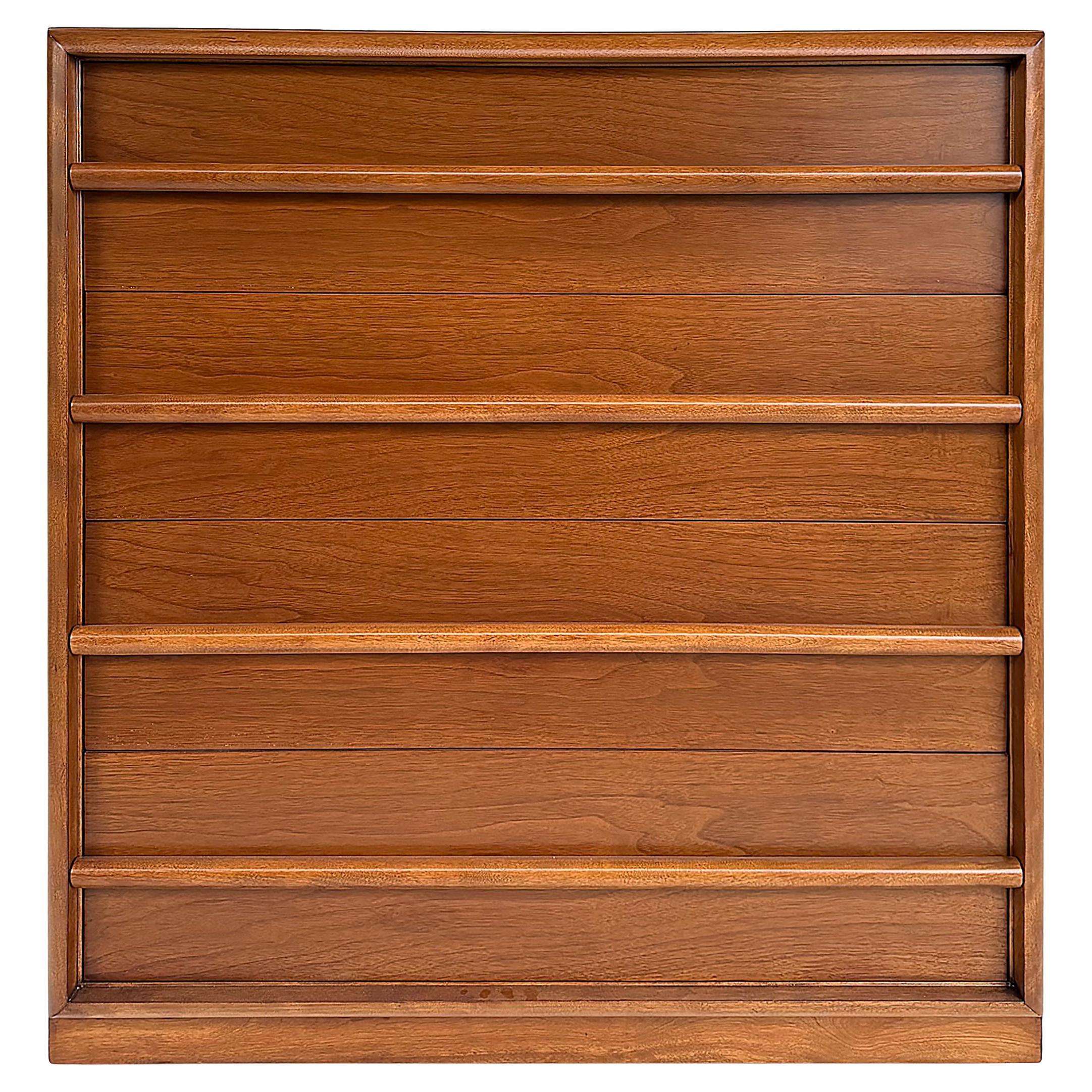 1950s T.H. Robsjohn-Gibbings for Widdicomb Chest, Restored, on Casters For Sale