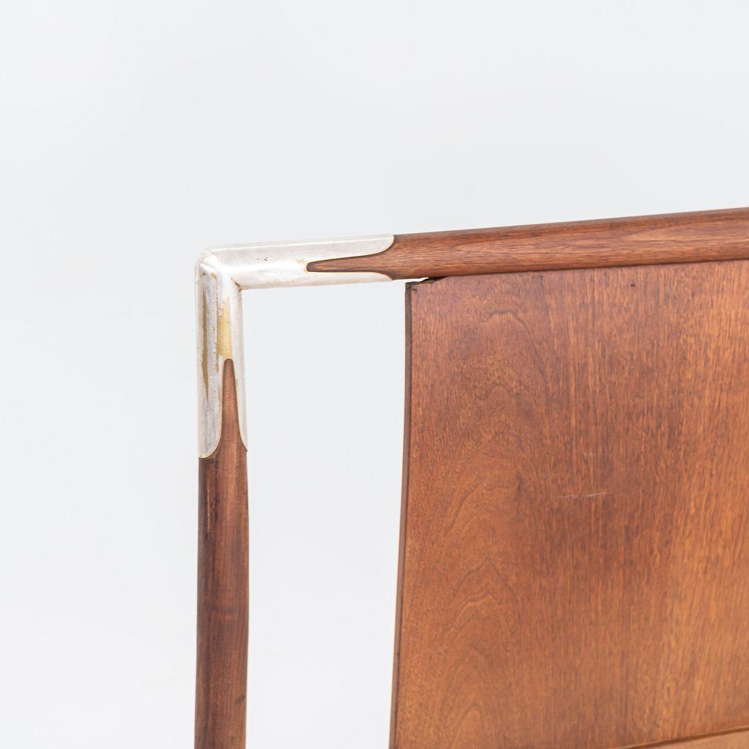 Mid-20th Century 1950s T.H. Robsjohn Gibbings for Widdicomb King Size Headboard in Walnut For Sale