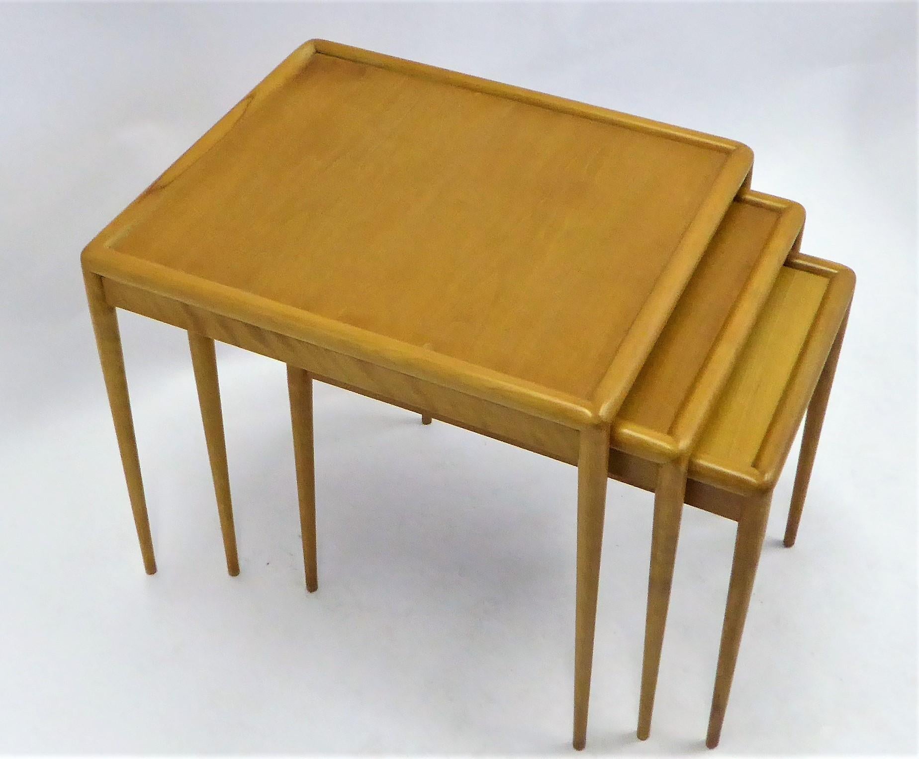 mid century modern stacking tables