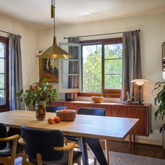 Ciondolo a contrappeso in ottone Th. Valentiner del 1950