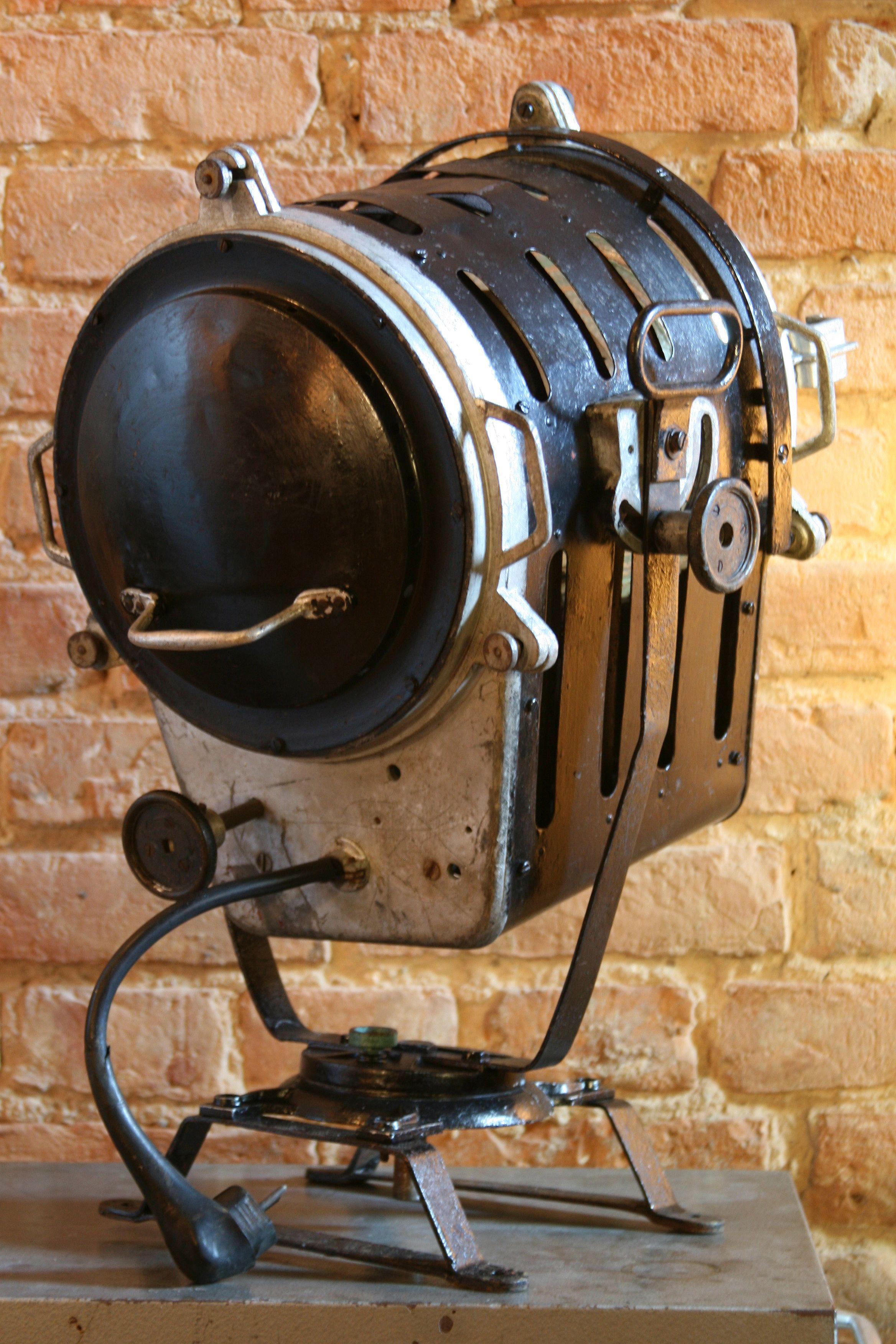 Industrial 1950s Theater and Film Spotlight Model RF 250 For Sale