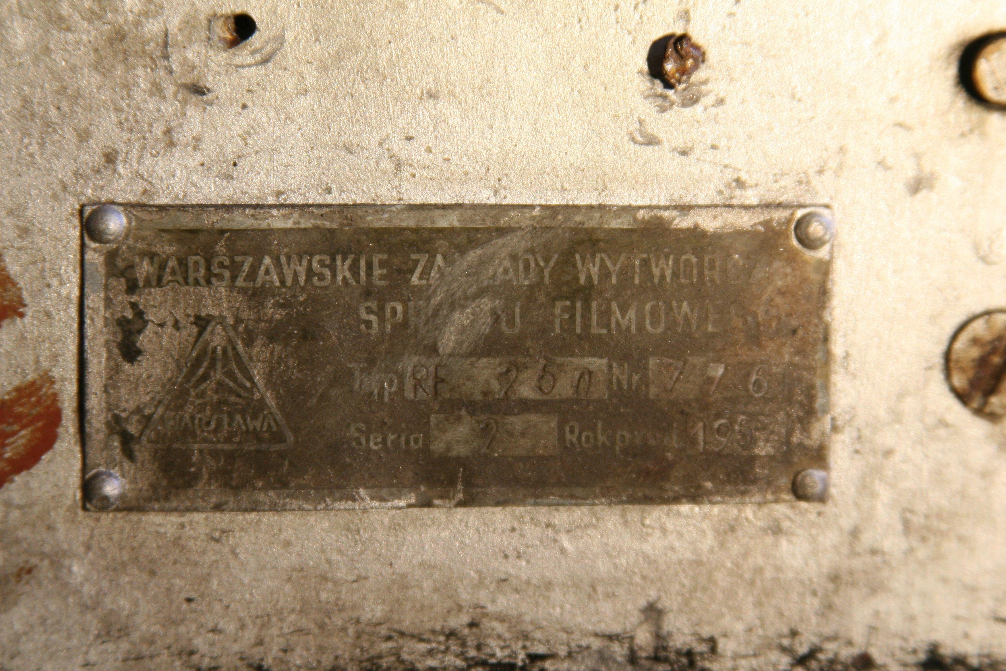 1950s Theater and Film Spotlight Model RF 250 In Good Condition For Sale In Warsaw, PL