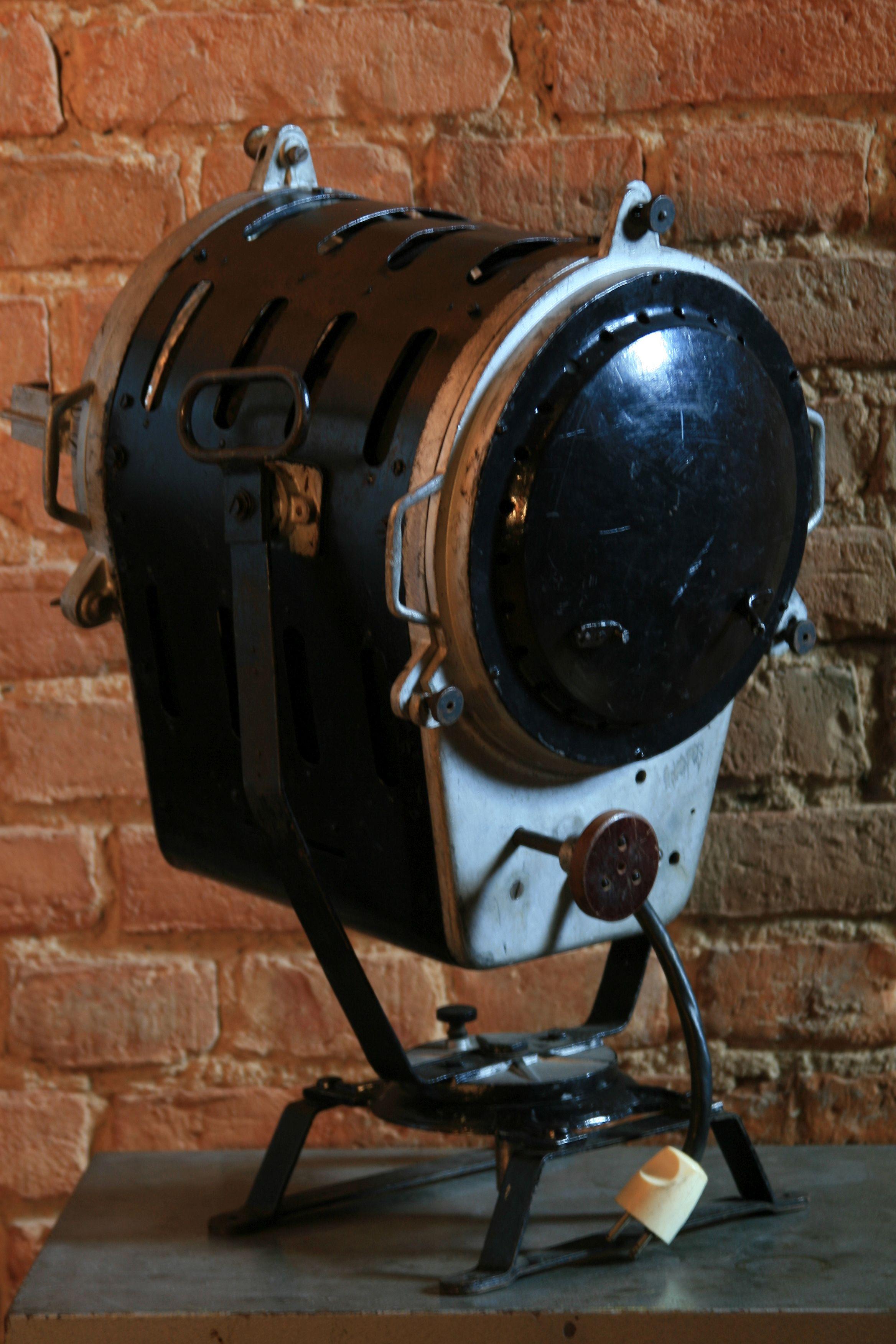 Cast 1950s Theater and Film Spotlight Model RF 250 'No.2' For Sale
