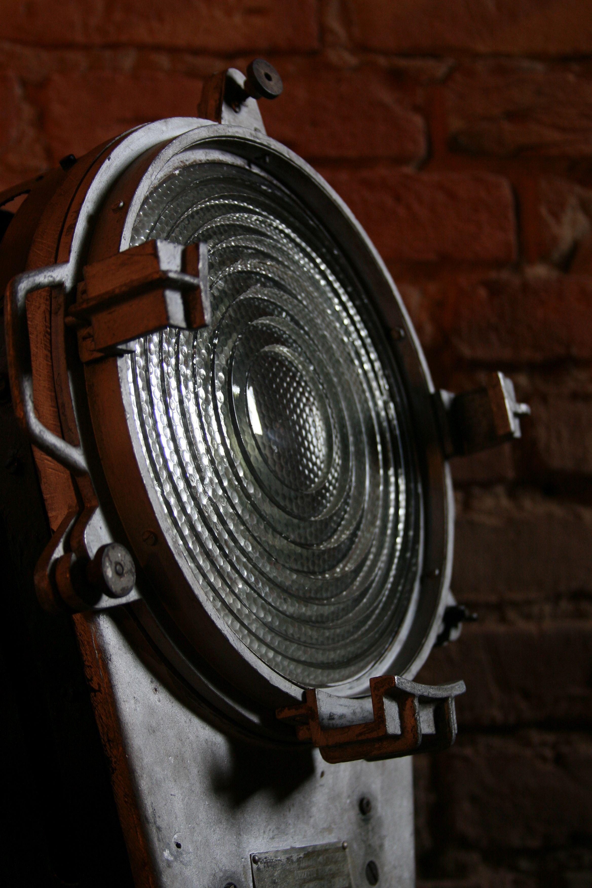 Steel 1950s Theater and Film Spotlight Model RF 250 'No.2' For Sale