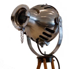 1950s Theatre Stage Light and Tripod