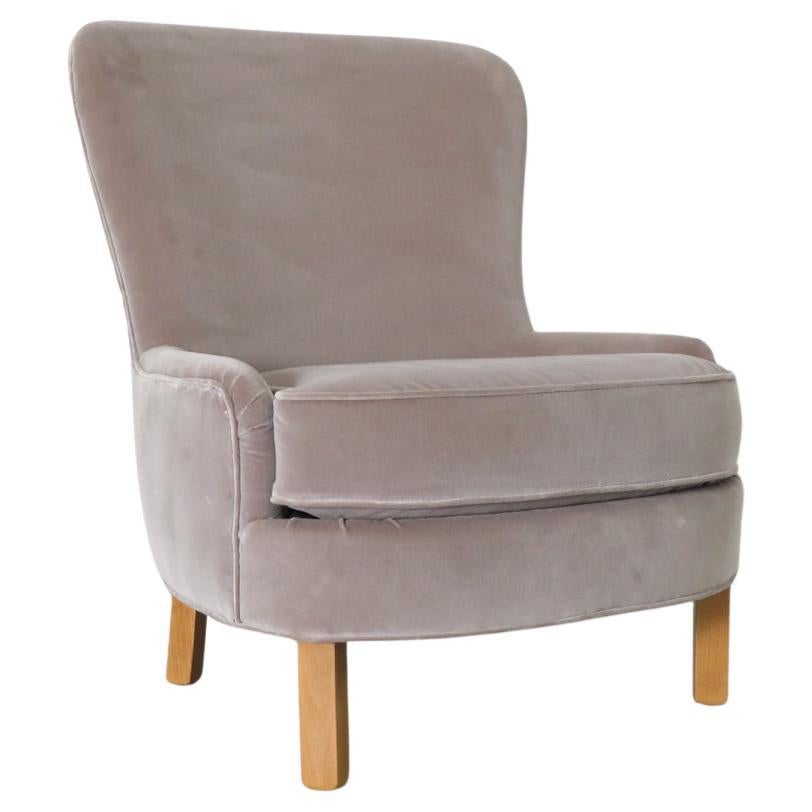 1950s Theo Ruth Lounge Chair for Artifort in Taupe Upholstery by Knoll