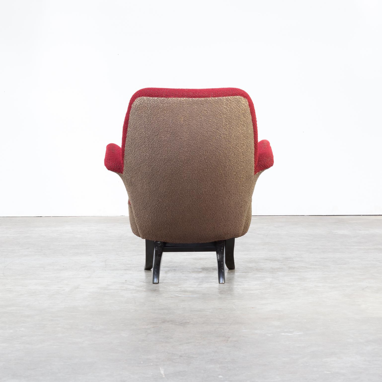 Mid-20th Century 1950s Theo Ruth ‘Penguin’ Lounge Fauteuil for Artifort For Sale