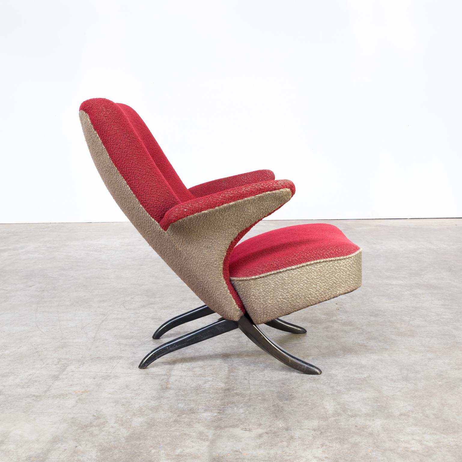 1950s Theo Ruth ‘Penguin’ Lounge Fauteuil for Artifort For Sale 2