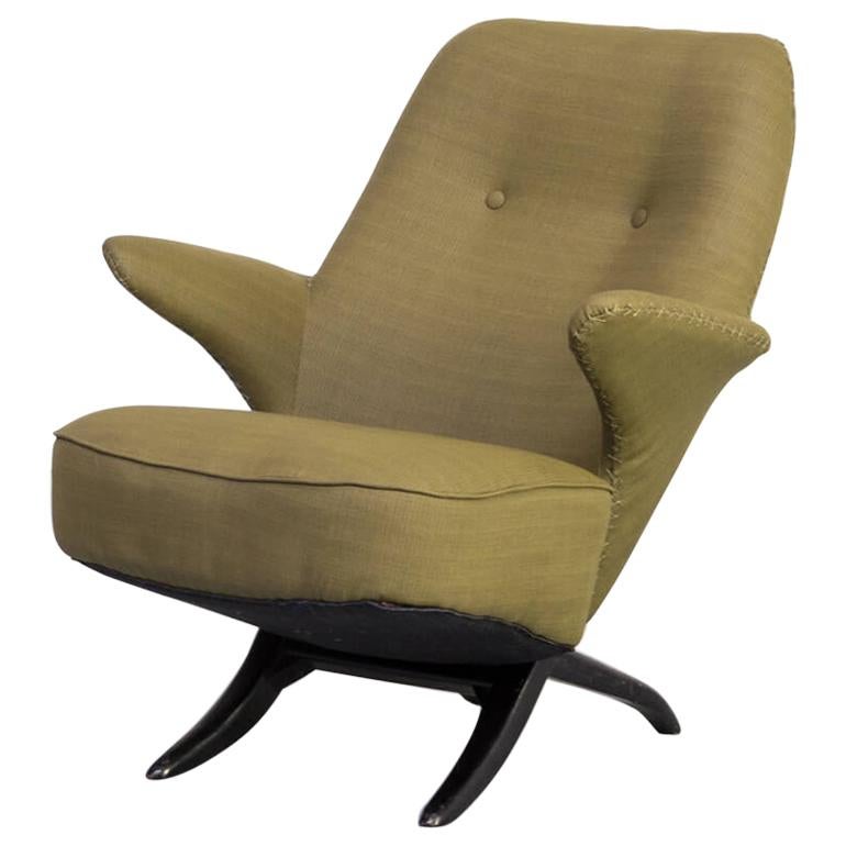 1950s Theo Ruth ‘pinguin’ Lounge Fauteuil for Artifort For Sale