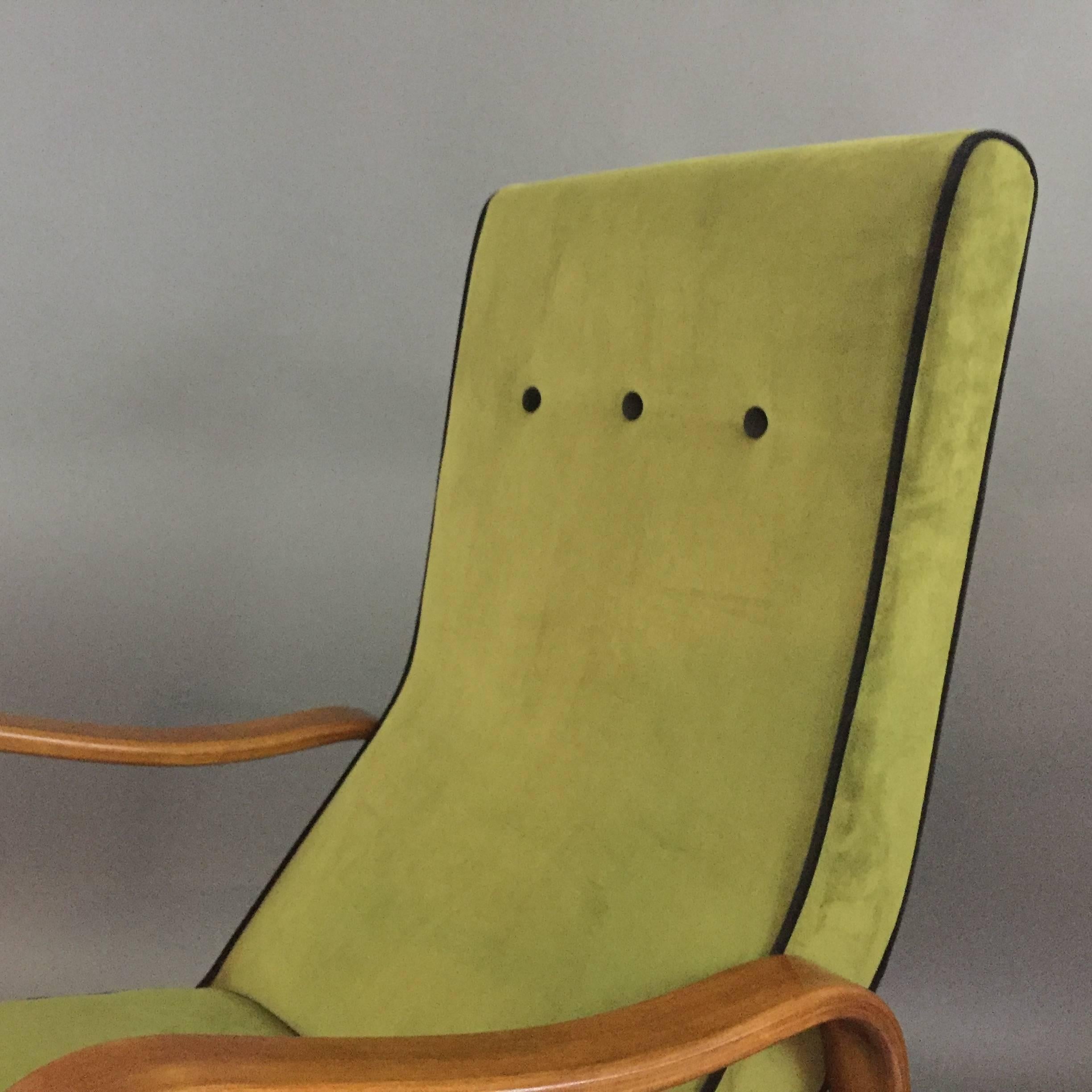 1950s Thonet USA Bentwood Lounge Chairs 3