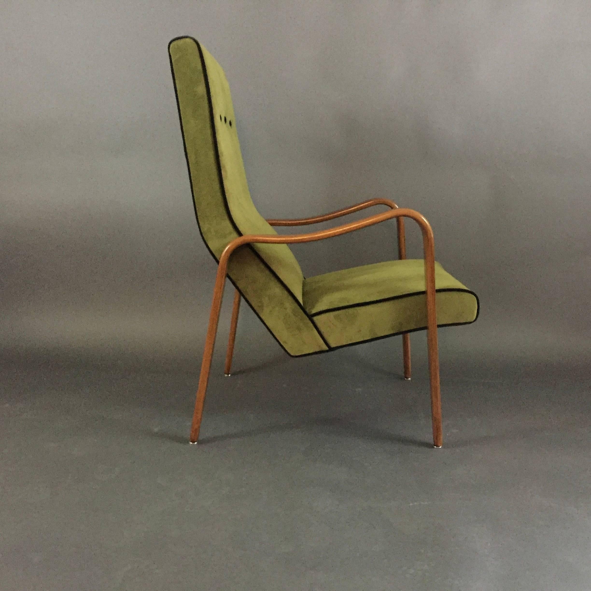 Mid-20th Century 1950s Thonet USA Bentwood Lounge Chairs