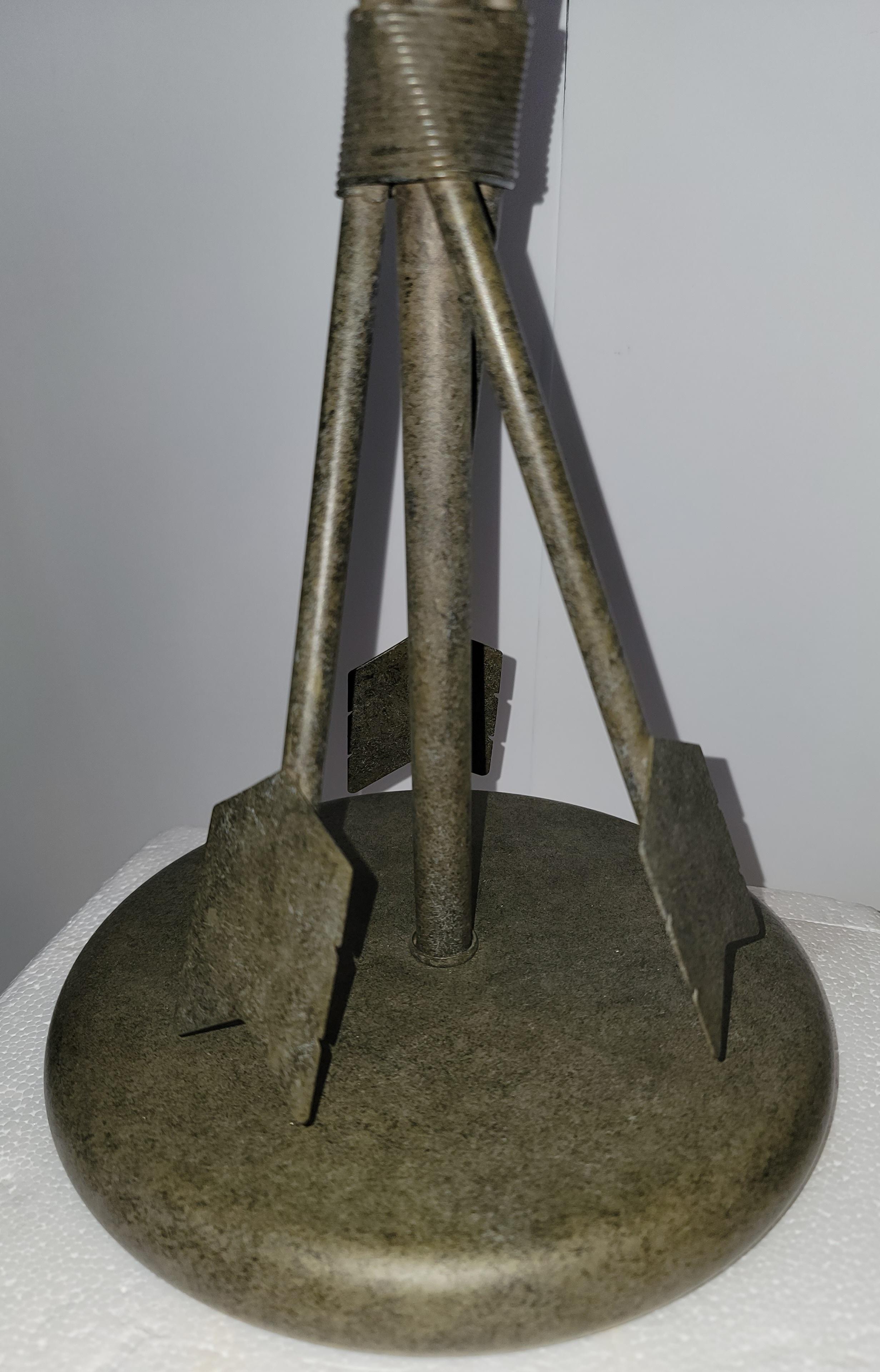Adirondack 1950's Three Arrow Table Lamp