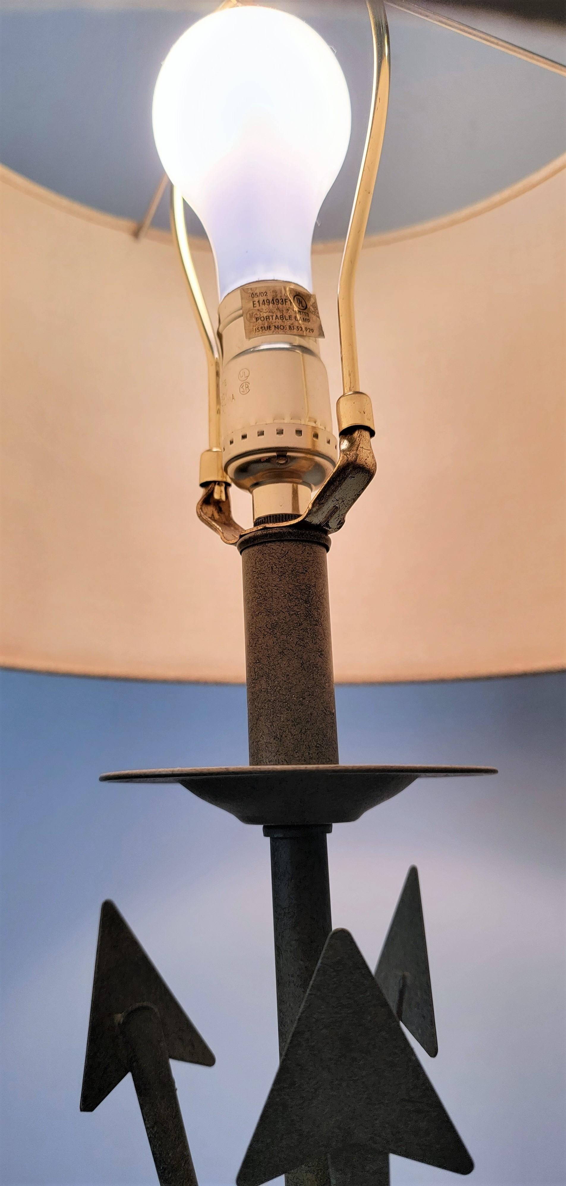 20th Century 1950's Three Arrow Table Lamp