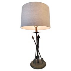 Lampe de table à trois flèches des années 1950