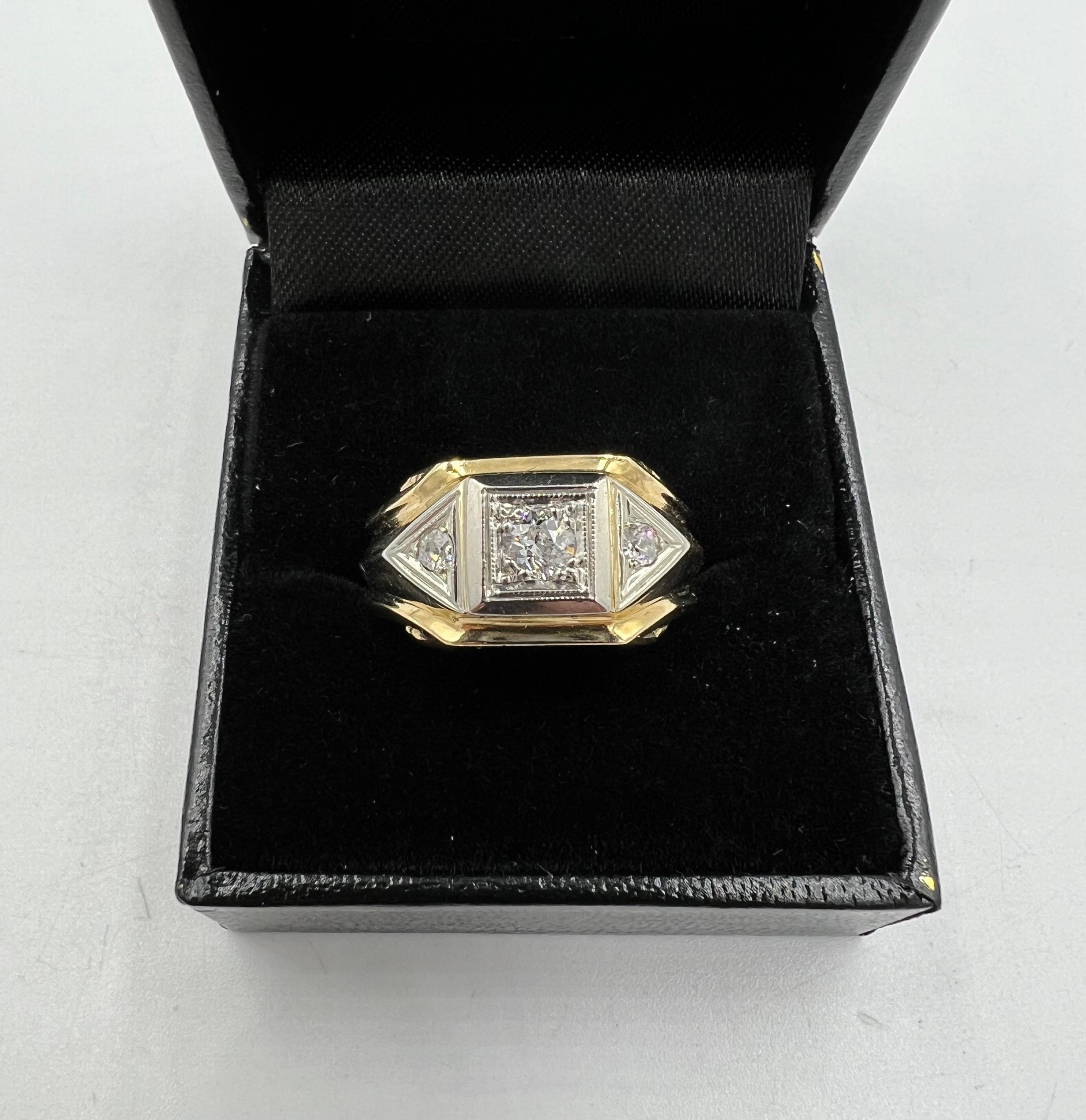 1950s mens rings