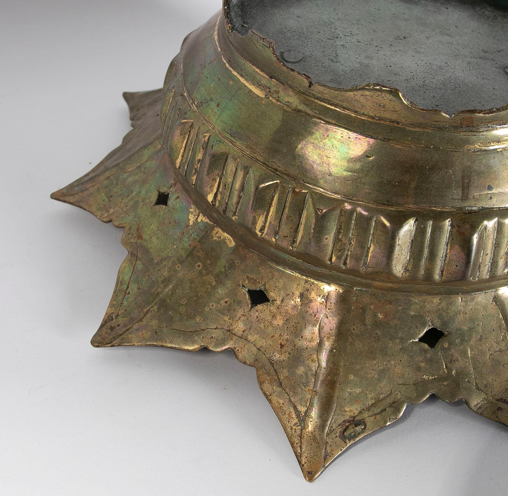 1950s Tibetan Bronze Bowl For Sale 12
