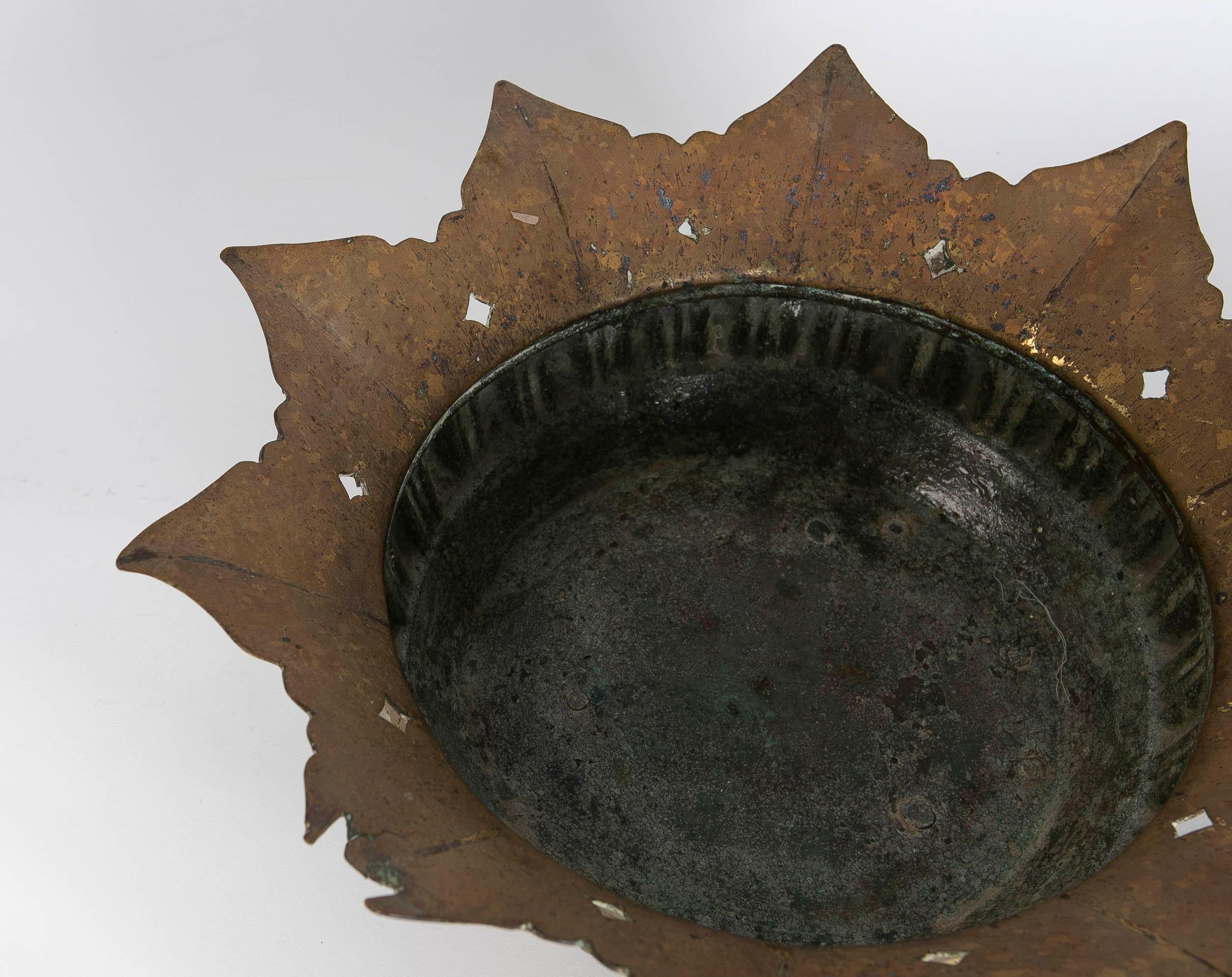 20th Century 1950s Tibetan Bronze Bowl For Sale