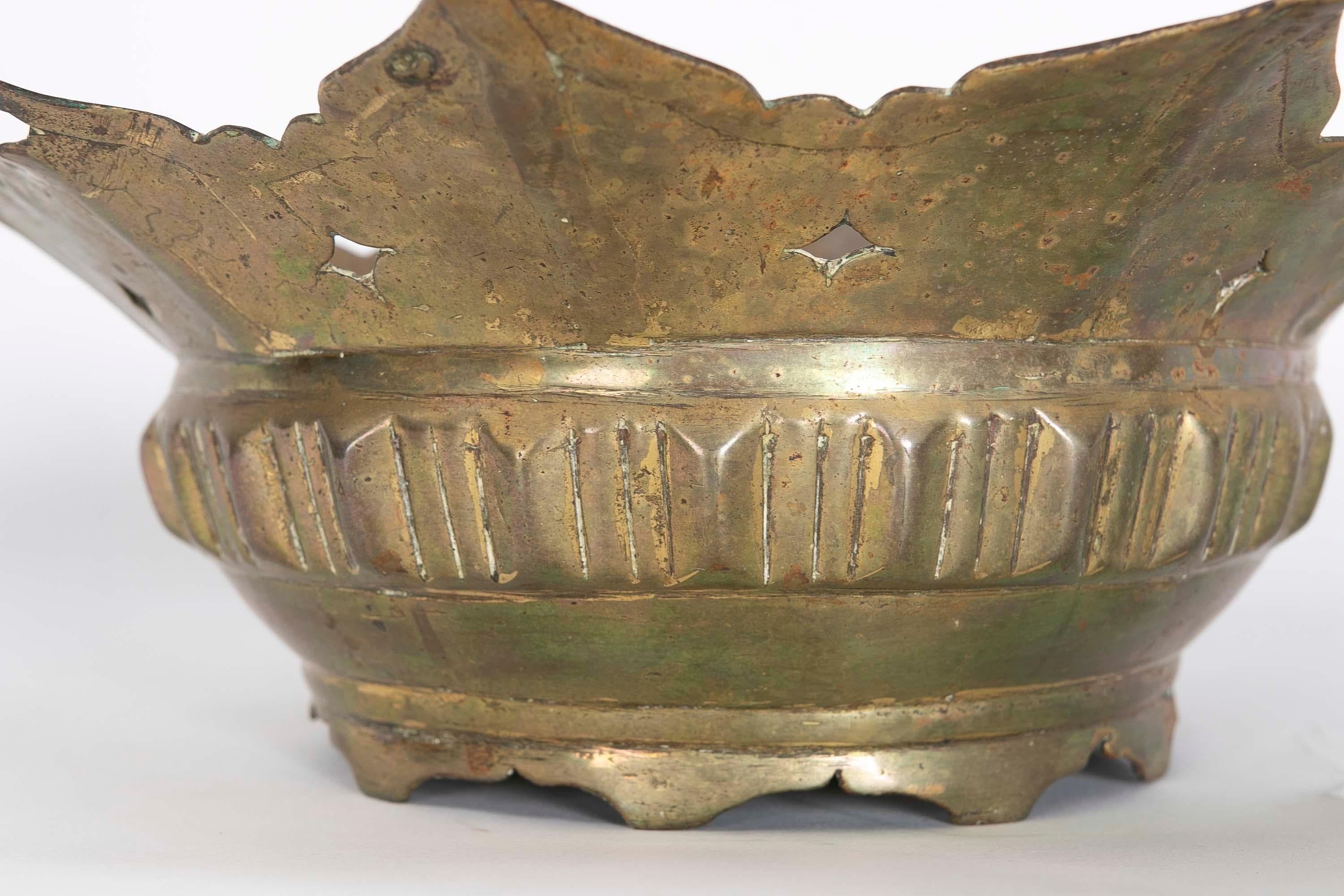 1950s Tibetan Bronze Bowl For Sale 4