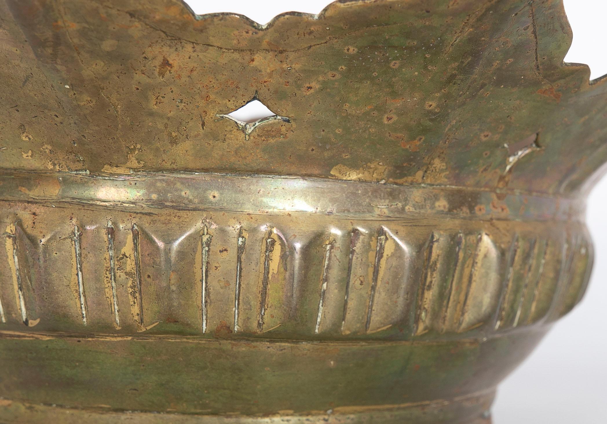 1950s Tibetan Bronze Bowl For Sale 5