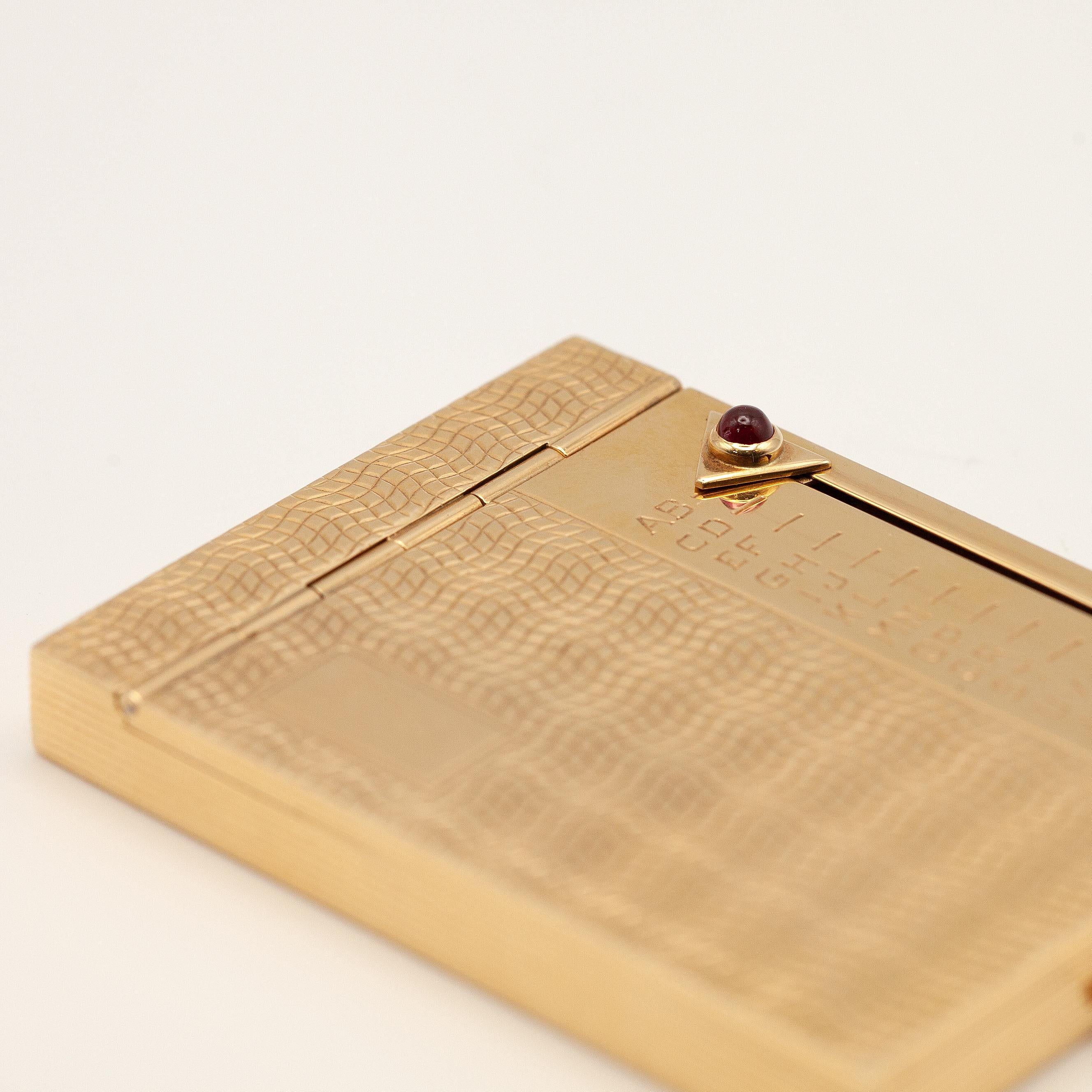 1950s Tiffany & Co. 14k Yellow Gold Ruby Rolodex RARE! 3
