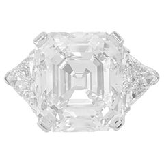 1950's Tiffany & Co. Authentic Vintage Emerald Cut 10 Carat Diamond Ring