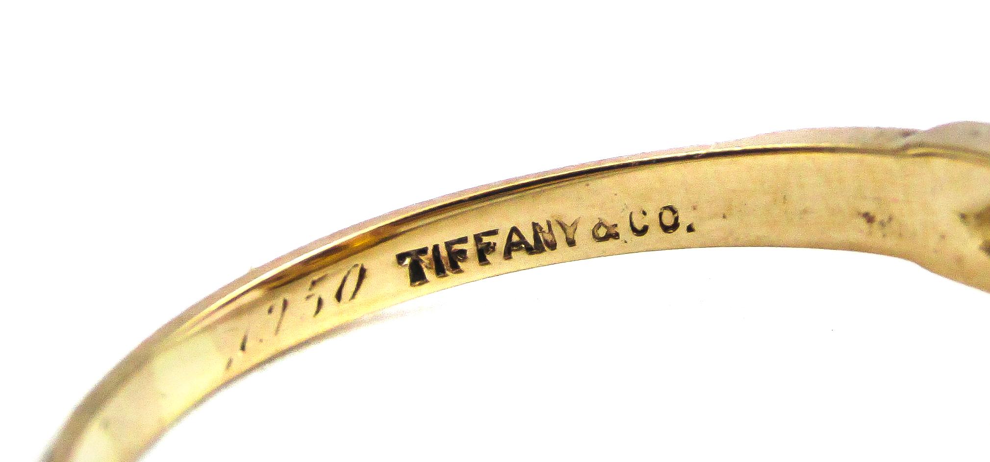 Retro 1950s Tiffany & Co. Citrine Gold Ring