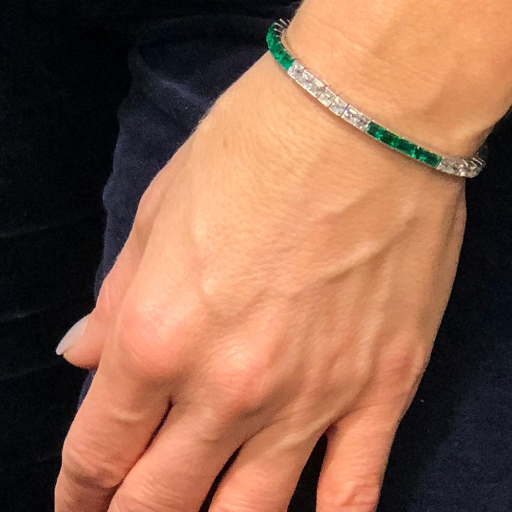 tiffany emerald bracelet