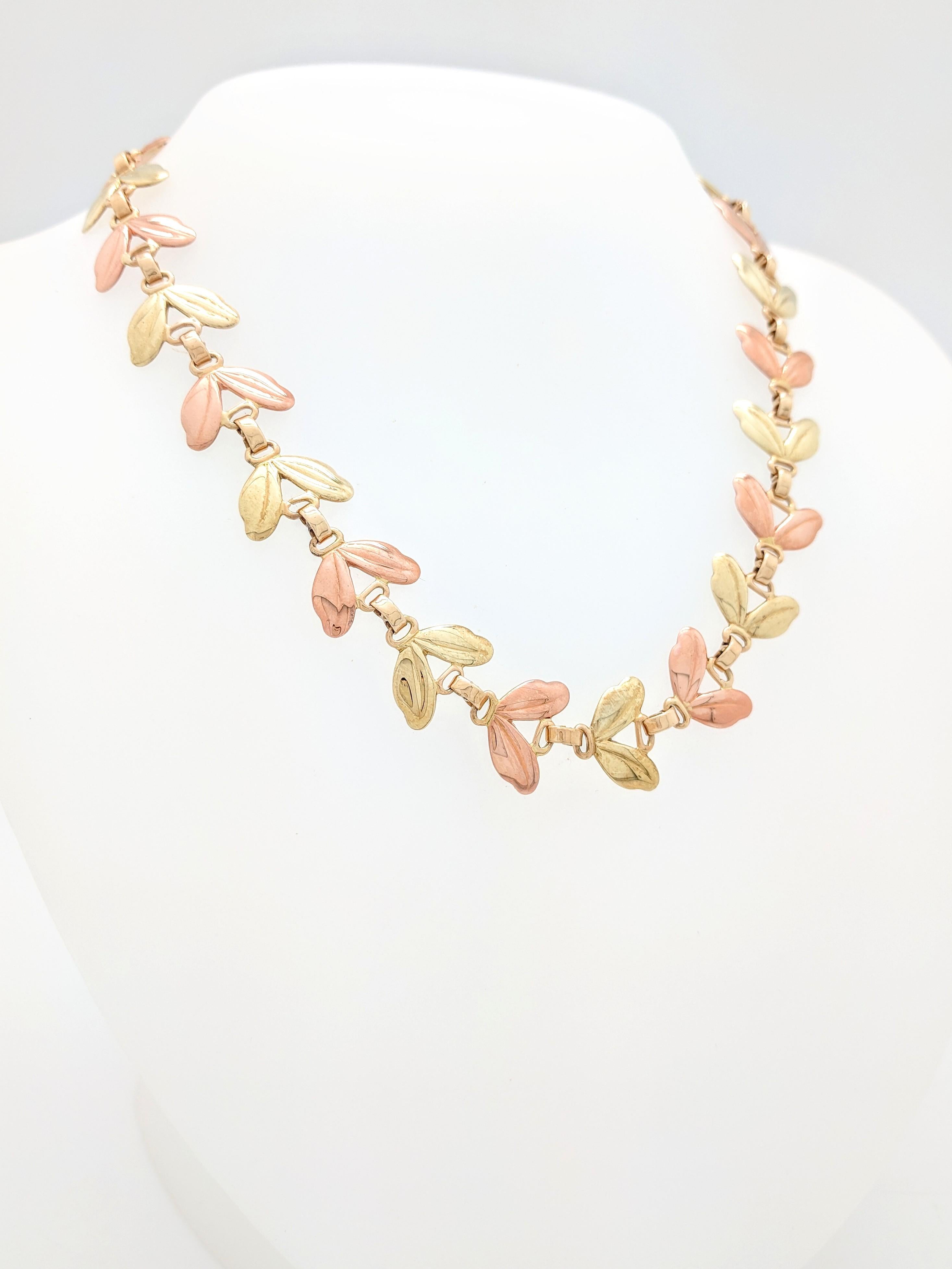 pink and yellow necklace